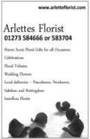 Arlettes the Florist advert